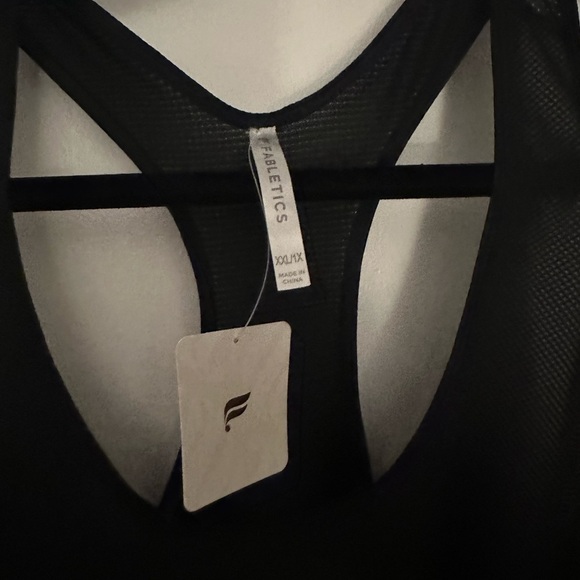 Fabletics High-Tempo Tank NWT black sz XXL - Picture 4 of 5